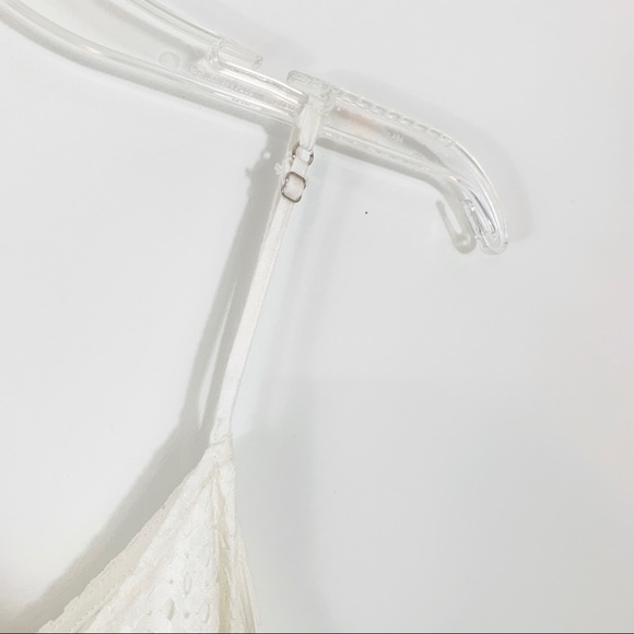 Skies Are Blue Boho Crochet Macrame Fringe Top S - Picture 7 of 8